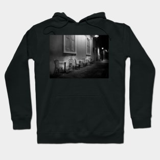 Cabildo Alley Tables In Black and White Hoodie